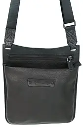 Сумка чоловіча Mykhail Ikhtyar 24х26х3 см Чорний (45041 New black) - мініатюра 2