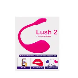 Віброяйце Lovense Lush 2, 18 см (рожевий) - мініатюра 5
