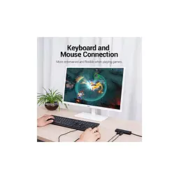 Концентратор VENTION USB 2.0 to 4xUSB 2.0 black (CHMBB) - мініатюра 6