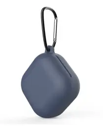Чохол-накладка DK Silicone Candy Friendly карабін для Samsung Galaxy Buds FE (R400) (011386) (dark blue) - мініатюра 2