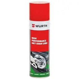 Мастило ланцюга для мотоциклів Wurth Dry Chain Lube 500 мл (089301513)