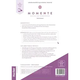 Momente B1.2 Arbeitsbuch plus interaktive Version - Анна Брайтсаметер