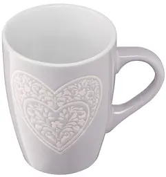 Чашка Ardesto Heart, 330 мл, сірий (AR3467GR) - мініатюра 2
