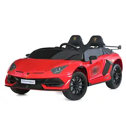 Електромобіль машина 2x12V9Ah 4x45W EVA шкіра MP3/USB/TF/Bluetooth червоний (M 6026EBLR-3 24V)