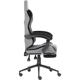 Геймерське крісло GT Racer сіре із чорним (X-2324 Fabric Gray/Black Suede) - мініатюра 8