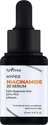 Сироватка освітлювальна з ніацинамідом 20% 20 мл Isntree Hyper Niacinamide 20 Serum - мініатюра 1