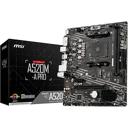 Материнська плата MSI A520M-A Pro Socket AM4 - мініатюра 2