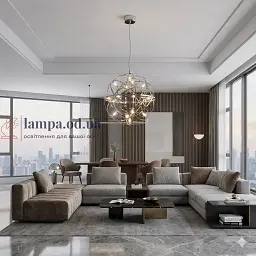 Підвісний LED-світильник у стилі лофт Levistella 792D1152-18 (300) хром 5 Вт нейтральне світло