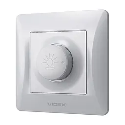 Светорегулятор Videx BINERA 600Вт сереб (VF-BNDM600-SS) - миниатюра 2