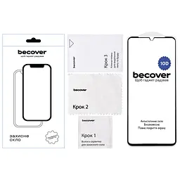 Скло захисне BeCover Nubia V70 Max 10D Black (713557) - мініатюра 3