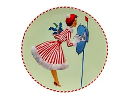 Набір з 2-х тарілок Lefard Miss Christmas 20.5 см (924-890) - мініатюра 2