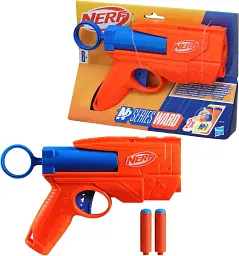 Бластер іграшковий Hasbro Nerf N Series Ward механічний зі 2 стрілами N1 синьо-помаранчевий (SKU-235)
