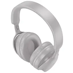 Накладні навушники Hoco W53 Tone, BT headphones, BT5.4, 400mAh, 46h, Type-C, AUX, grey - мініатюра 2