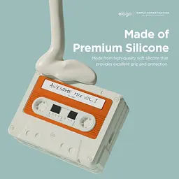Чохол Elago Cassette Tape Case Classic White for AirPods Pro 2nd Gen білий (EAPP2TAPE-CWHRD+STR-IV) - мініатюра 4