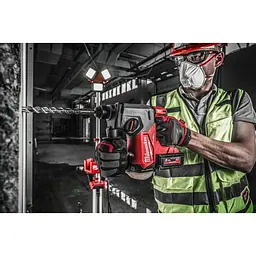 Перфоратор акумуляторний безщітковий SDS-PLUS MILWAUKEE, M18 FH-0X, 2.5Дж (каркас, HDкейс) - мініатюра 8
