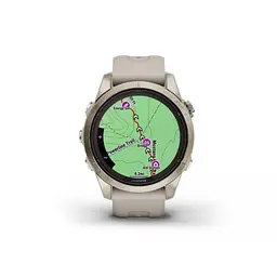 Смарт-годинник Garmin Fenix 7S Sapphire Solar Soft Gold w. Light Sand Band (010-02776-14/15) - мініатюра 9