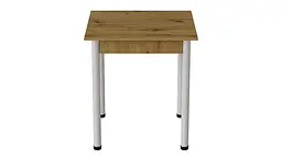 Стіл кухонний Ferrum-decor Агата 75x70x70 Білий ДСП Дуб Артізан 16мм (FRD-105669) - мініатюра 4
