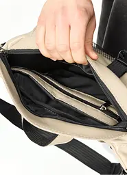 Велика чоловіча сумка бананка Sambag DynamicDart сіра 38 × 21 × 7 см (80411130m) - мініатюра 7