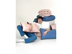Подушка ARCLOUD Холофайбер DOUBLE FACE Infinity+Gray Dawn арт.2000012186 р.50х70 - мініатюра 2