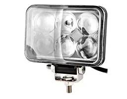 Світлодіодна додаткова LED фара прямокутна 152х91х70 mm / 18W / 3W x 6 / Далекий 1 шт.