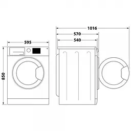 Пральна машина автоматична Whirlpool FFWDB 864349 BV - мініатюра 10