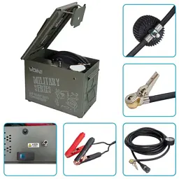 Автомобільний компресор Voin VM-080 "MILITARY SERIES" 150psi/50A/160л (VM-080) - мініатюра 6