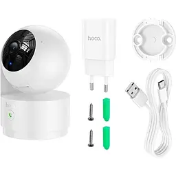 IP-камера для відеоспостереження Hoco D8 Indoor PTZ HD (6942007659093) - мініатюра 6