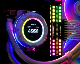 Система водяного охолодження ID-Cooling Space LCD SL360 White - мініатюра 10