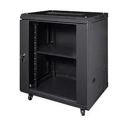 Комутаційна шафа NVC-12U/600x450x640 Black (25-00071) - мініатюра 1