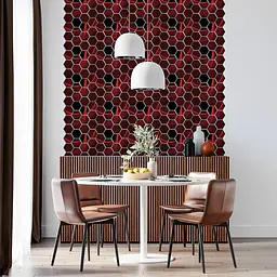 Декоративна ПВХ плитка Sticker Wall на самоклейці 275х285х4мм Соти СПП-503 SW-00000667 - мініатюра 5