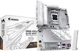 Материнська плата B850 A ELITE WF7 ICE sAM5 B850 4xDDR5 M.2 DP Type-C Wi-Fi BT ATX білий Gigabyte teh0019076 - мініатюра 6