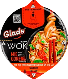 Локшина швидкого приготування Glads Wok Mie goreng з соусом 95 г - мініатюра 2