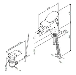 Змішувач для біде AM.PM Spirit 2.0 (F70A83100) - мініатюра 8