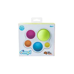   Fat Brain Toys прорізувач і тактильна іграшка Натисни кулю dimpl (F192ML) - мініатюра 2