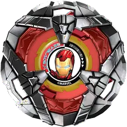 Іграшка-дзиґа Hasbro Beyblade X Marvel з пусковим пристроєм Iron Man 4-80B vs Thanos 4-60P (G0278_G0287) - мініатюра 2