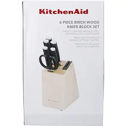 Набір ножів з підставкою KitchenAid Coreline з точилом 5 предметів (KO5PSTSNOBG) - мініатюра 13