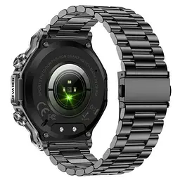 Годинник розумний наручний UWatch Smart Mevaden Ultra Steel 2 ремінця Чорний (2710066755) - мініатюра 4
