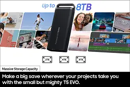 Портативний SSD Samsung 4TB USB 3.2 Gen 1 Type-C T5EVO Shield - мініатюра 3