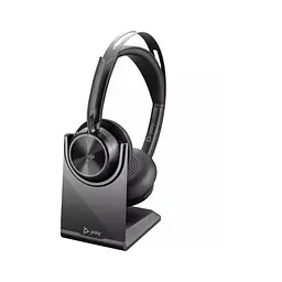 Навушники Poly Voyager Focus 2 MS Stereo USB-C + USB-C/A Adapter + Charging Stand Black (9T9J6AA) - мініатюра 5