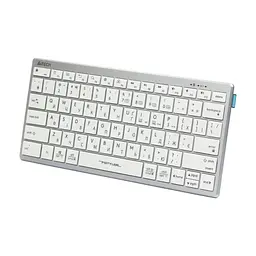 Клавіатура A4Tech FBX51C Wireless/Bluetooth White (4711421972987) - мініатюра 2