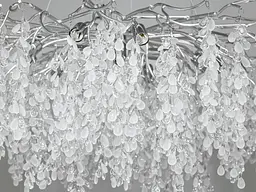 Модна новинка, алюмінієва кришталева люстра "Гліцинія", 14 ламп, хром - мініатюра 4