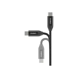 Дата кабель USB-C to USB-C 1.2m USB 3.1 Gen2 240W (50V/5A) Choetech (XCC-1035) - мініатюра 3