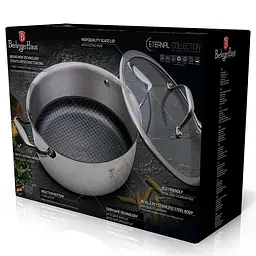 Кастрюля з кришкою Berlinger Haus Eternal Collection, 4,1 л, сіра (BH 6561) - мініатюра 2