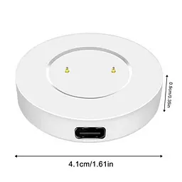 Зарядний пристрій Amazfeel для смартгодинника Huawei GT2/ GT 2e/ GT/ Honor Magic/ Watch 2 42 46 мм білий - мініатюра 6