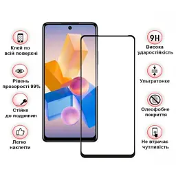 Скло захисне BeCover Infinix Hot 40 Pro (X6837) Black (711149) - мініатюра 3