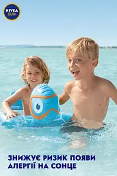 Дитячий сонцезахисний лосьйон Nivea Sun Грай та купайся SPF 50+ для дитячої шкіри від шкідливих UVA / UVB-променів і опіків, 100 мл - мініатюра 8