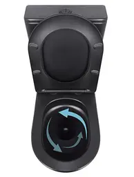 Унітаз підлоговий Qtap Scorpio Ultra Quiet з сидінням Slim Duroplast/ Soft-close/ Quick Release QT14226088AMB - мініатюра 5
