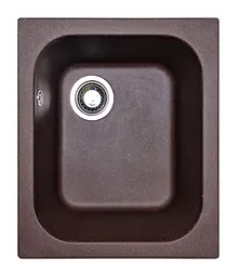 Кухонна мийка Adamant COMPACTA коричнева 430x500x200 мм, без крила 43 см - мініатюра 1