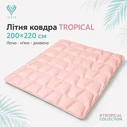 Ковдра Ideia Tropical 175х210 см пудрова (8-36697*002) - мініатюра 3