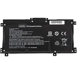 Батарея Hewlett Packard для ноутбука HP LK03XL (ENVY X360 15-BP series) 11.55V 3500mAh Чорний - мініатюра 2